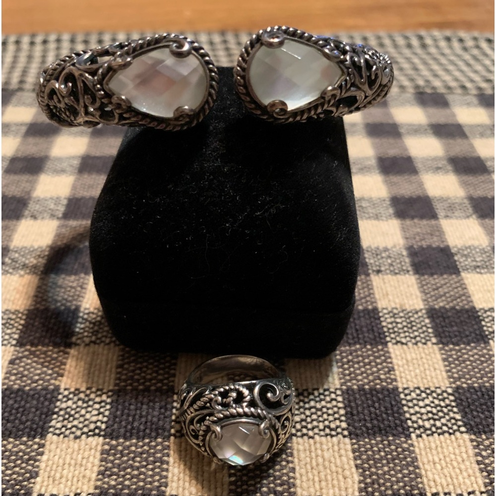 Carolyn Pollack bracelet (small) and ring size 5